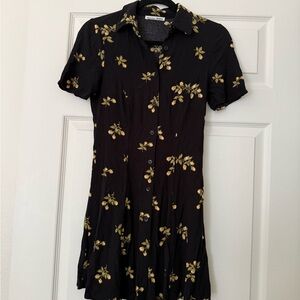 Reformation floral mini dress